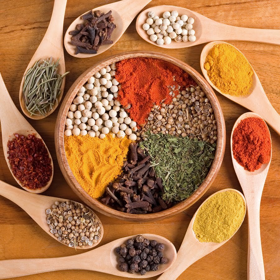 Assorted Indian spices - Noori Masale traditional collection